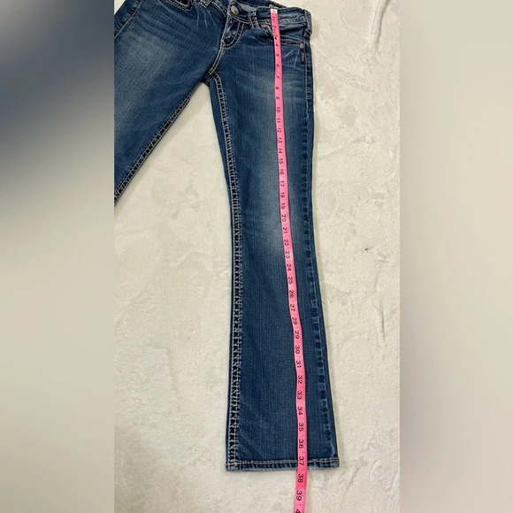 Silver Suki Mid Slim Bootcut Denim Jean - Size 28 - Picture 8 of 12